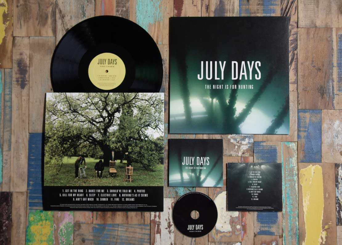 July Days, Night is For Hunting Album Cover